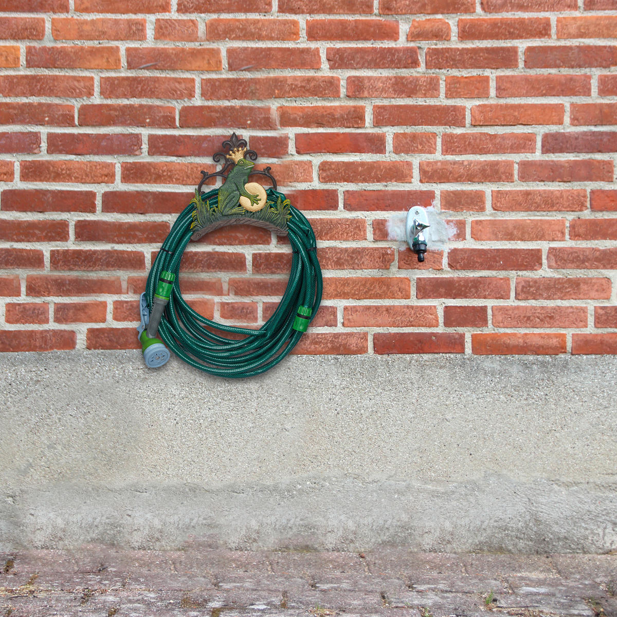 SCHLAUCHHALTER - Multicolor, Metall (24/23/15cm) - Relaxdays