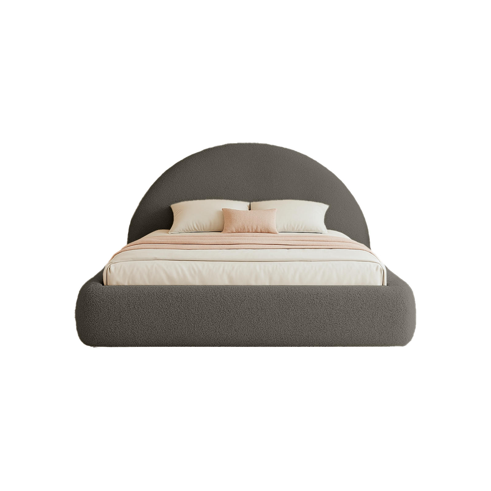 POLSTERBETT Scafa 120x200 cm, Taupe - Taupe, Textil (120/200cm) - Fedve