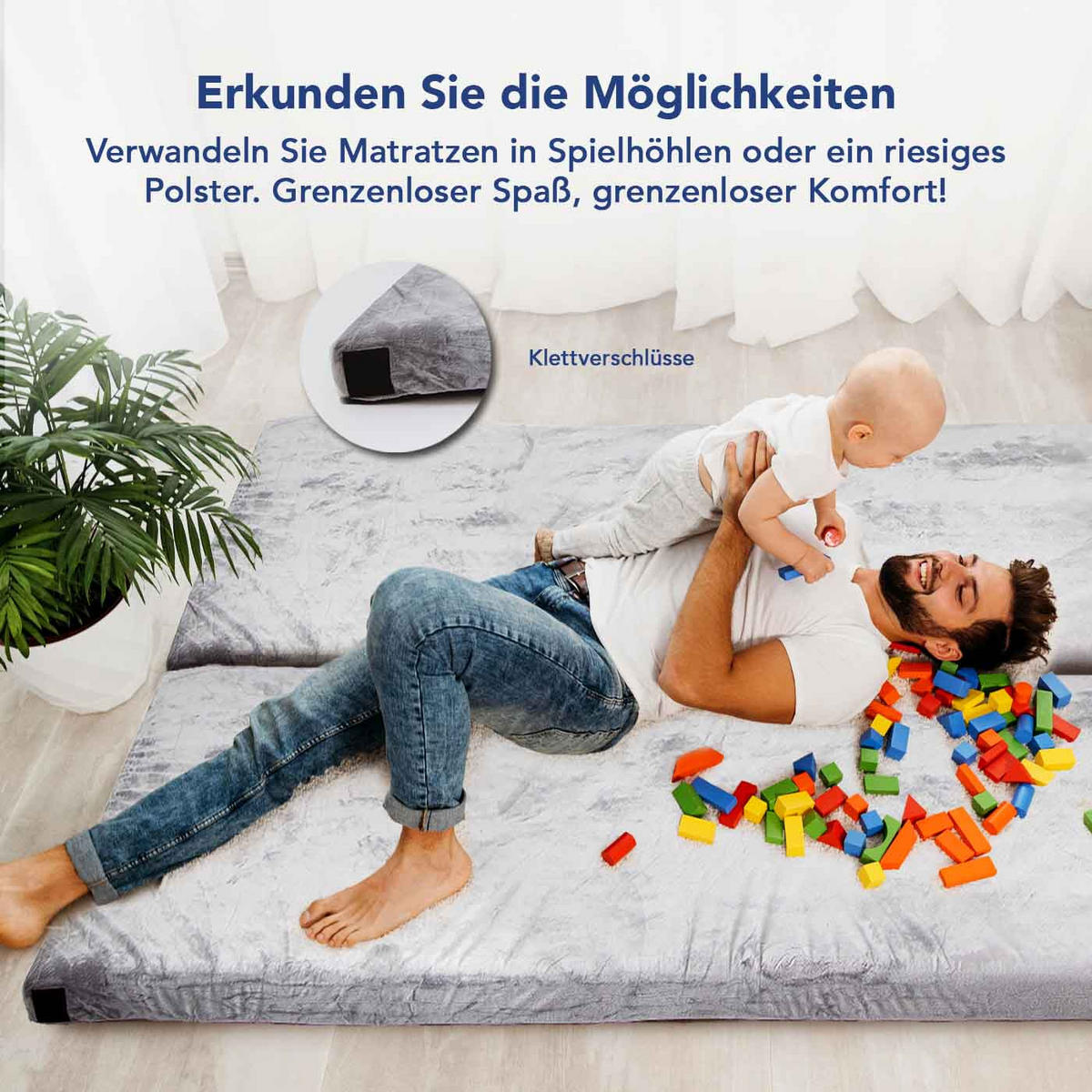 MATRATZE Komfort Universal Memory Foam - Grau, Textil (200/90cm) - KomfortKissen