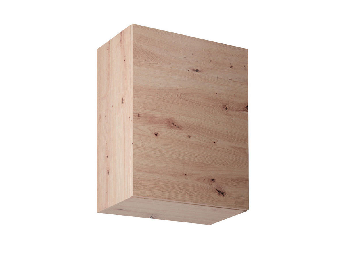 NEXA Küchenmöbel-Set – grifflos mit Push-to-Open – Woodline / Schwarz Metallic - Hellbraun/Grau, Holzwerkstoff/Metall (200/212/47cm) - ROYAL24_MARKT