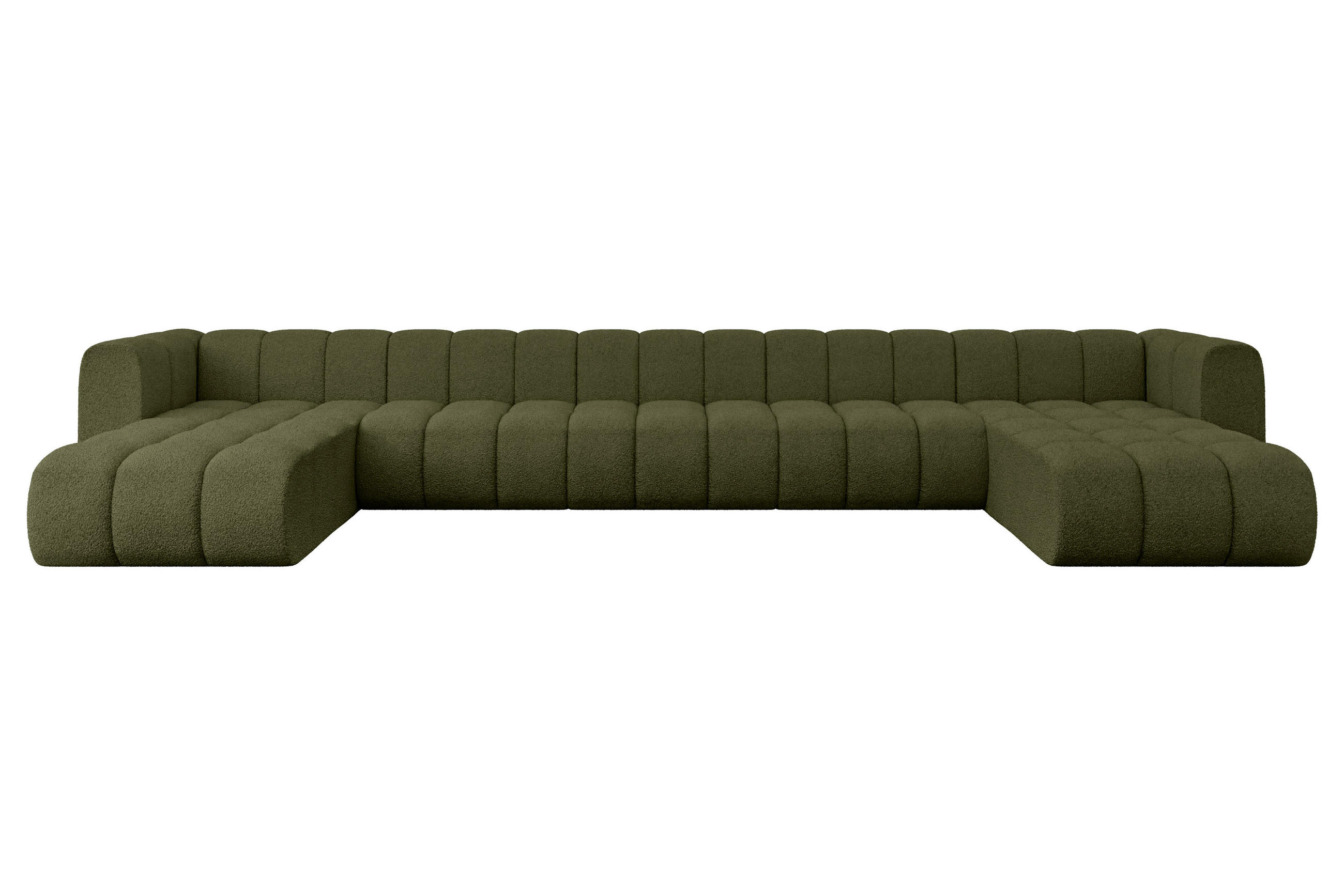 Altdecor Wohnlandschaft Grün 501x70x177 cm