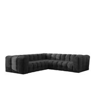 ECKSOFA Corner Mit Steppung BALOO, Chenille-Stoff Arena, Graphit - Graphitfarben, Holz (270/270cm) - Kaiser Möbel