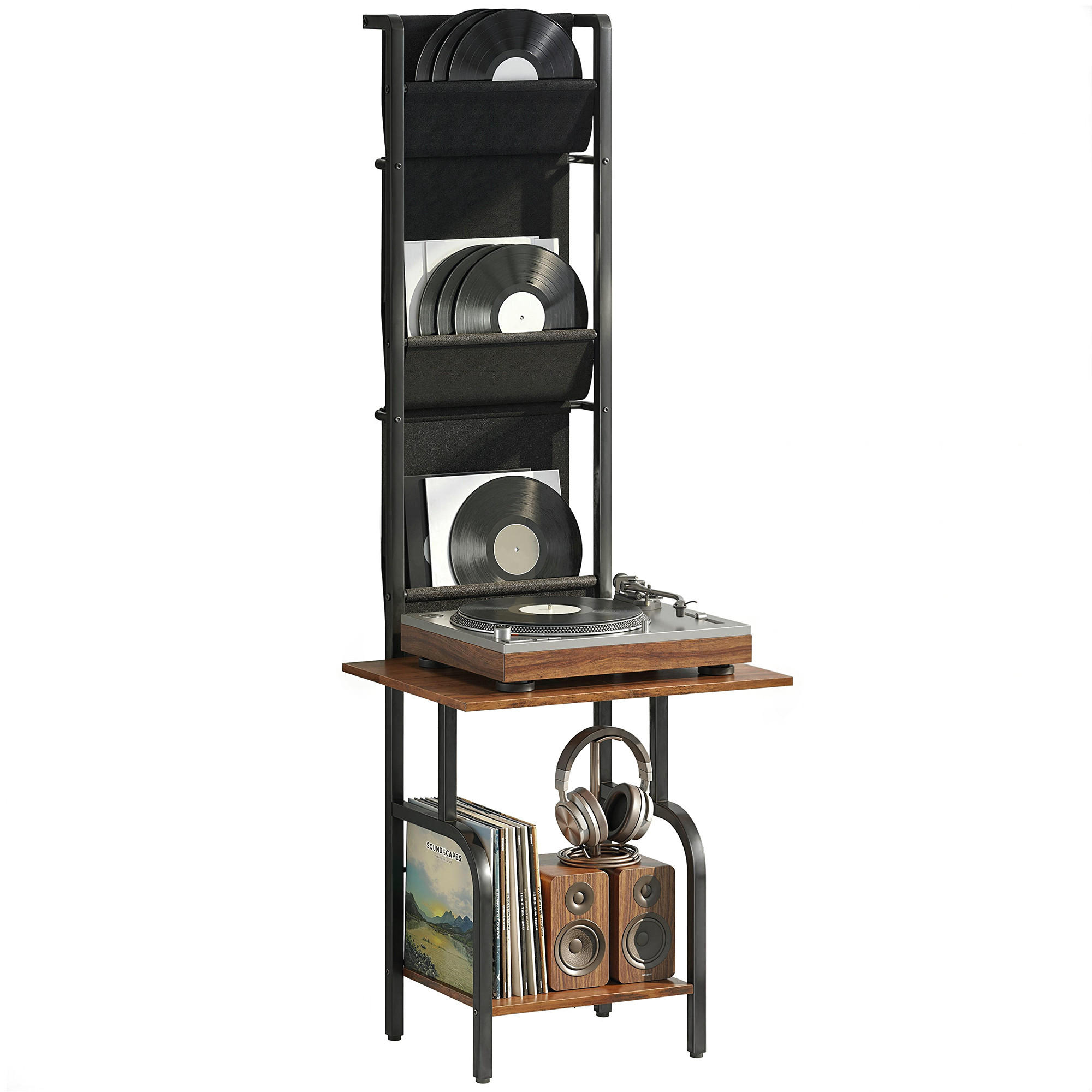 XXXLutz Cd-Regal Rost 48.5x144x50 cm