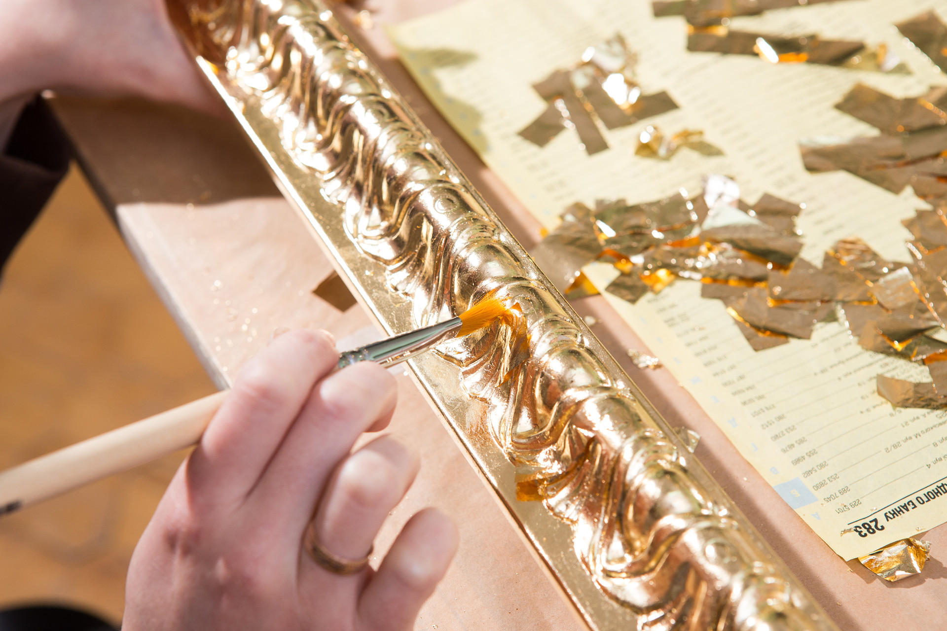 Selber Vergolden mit Blattgold