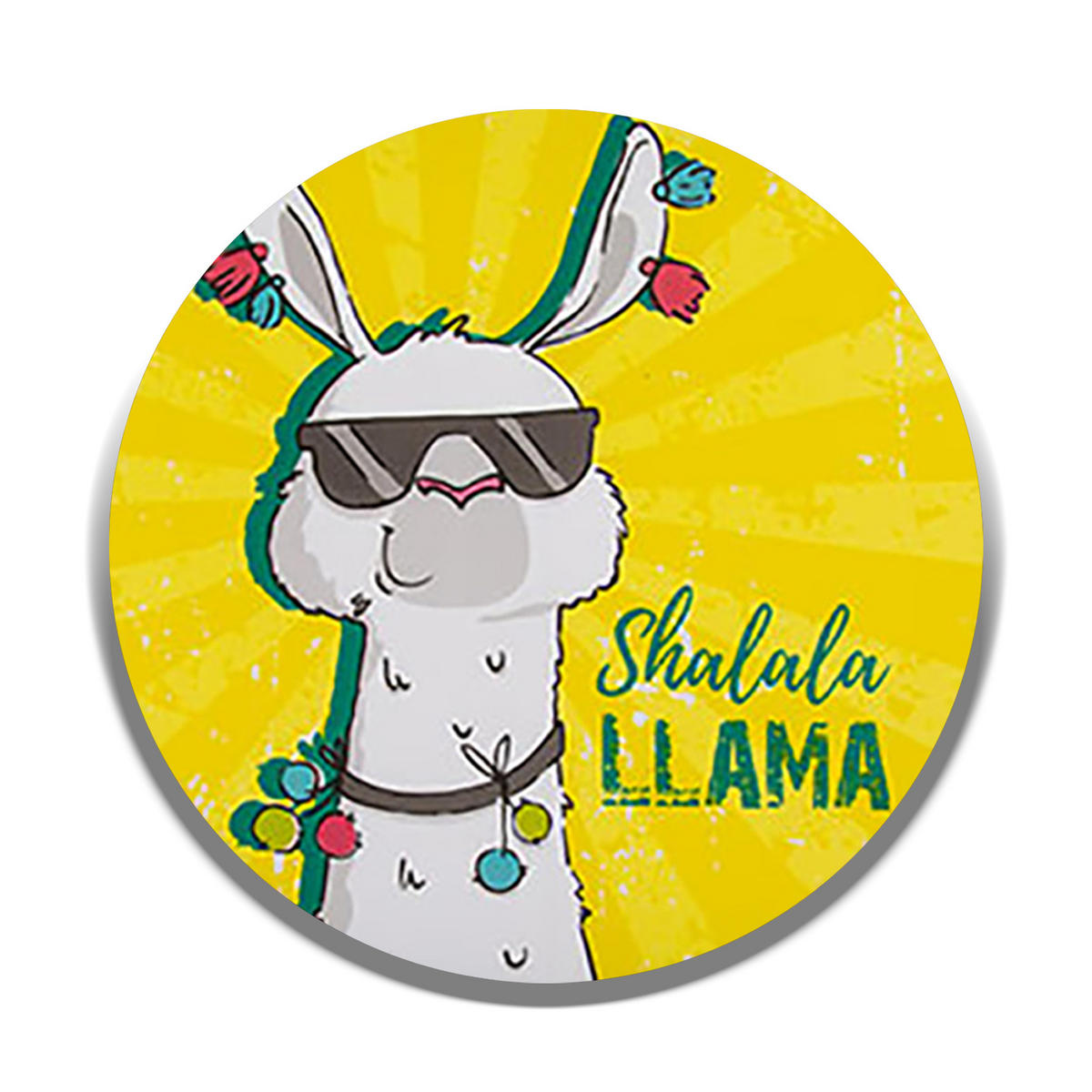 PLATZSET Lama Tischset Shalala Lama Gelb - Gelb, Kunststoff (1/43/28cm) - TiborTex