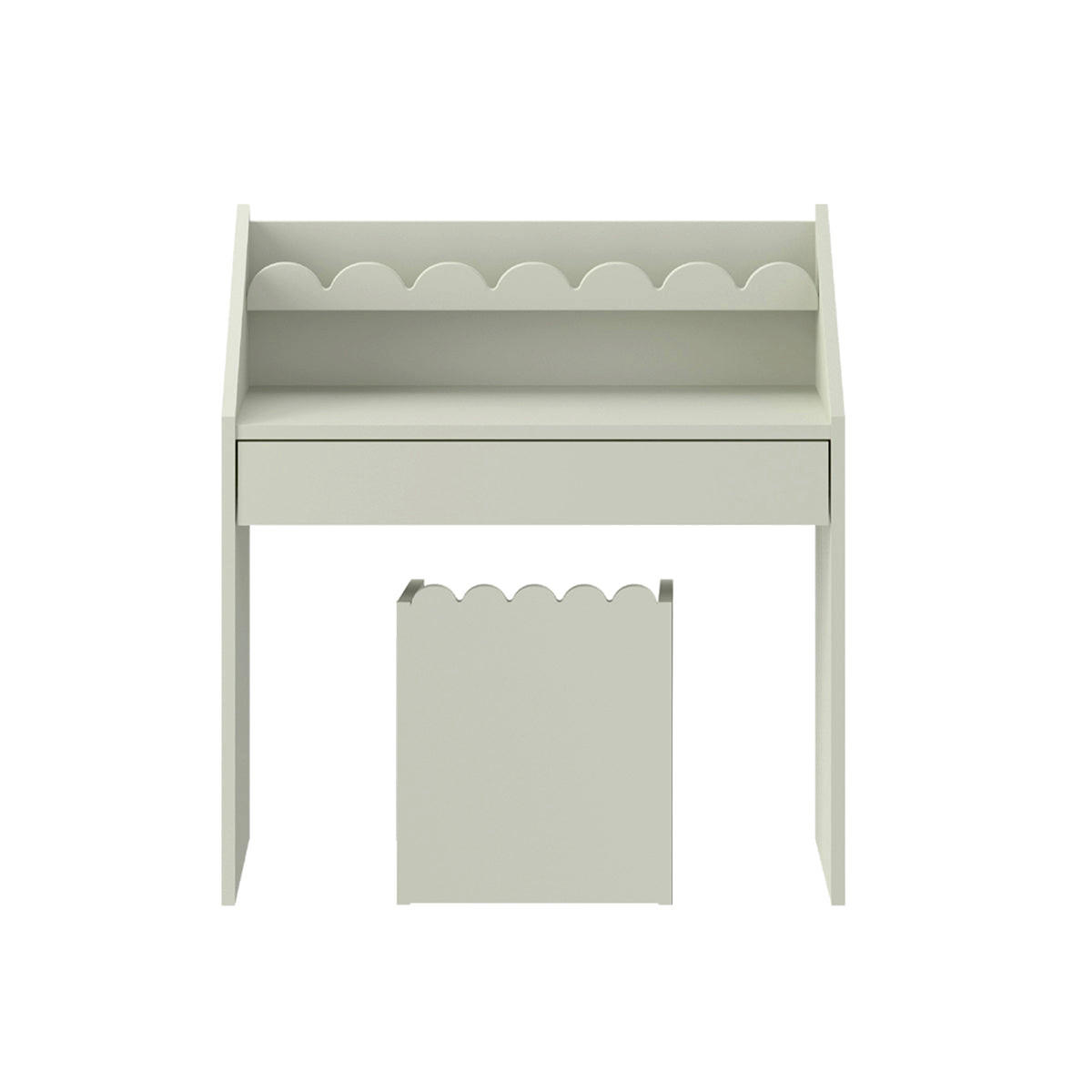 PISAĆI STOL Book Nook Boja kadulje - zelena, drvni materijal (71/76/33cm) - Petits-meubles