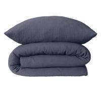 BETTWÄSCHESET Molly - Musselin - 2-teilig - 135x200 cm - Indigo - Dunkelblau, Textil (135/200cm) - SCHIESSER