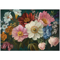 FOTOTAPETE Bulumen Vintage Wohnzimmer Vlies Tapete 300x210 - Multicolor, Papier (300/210cm) - Wallarena