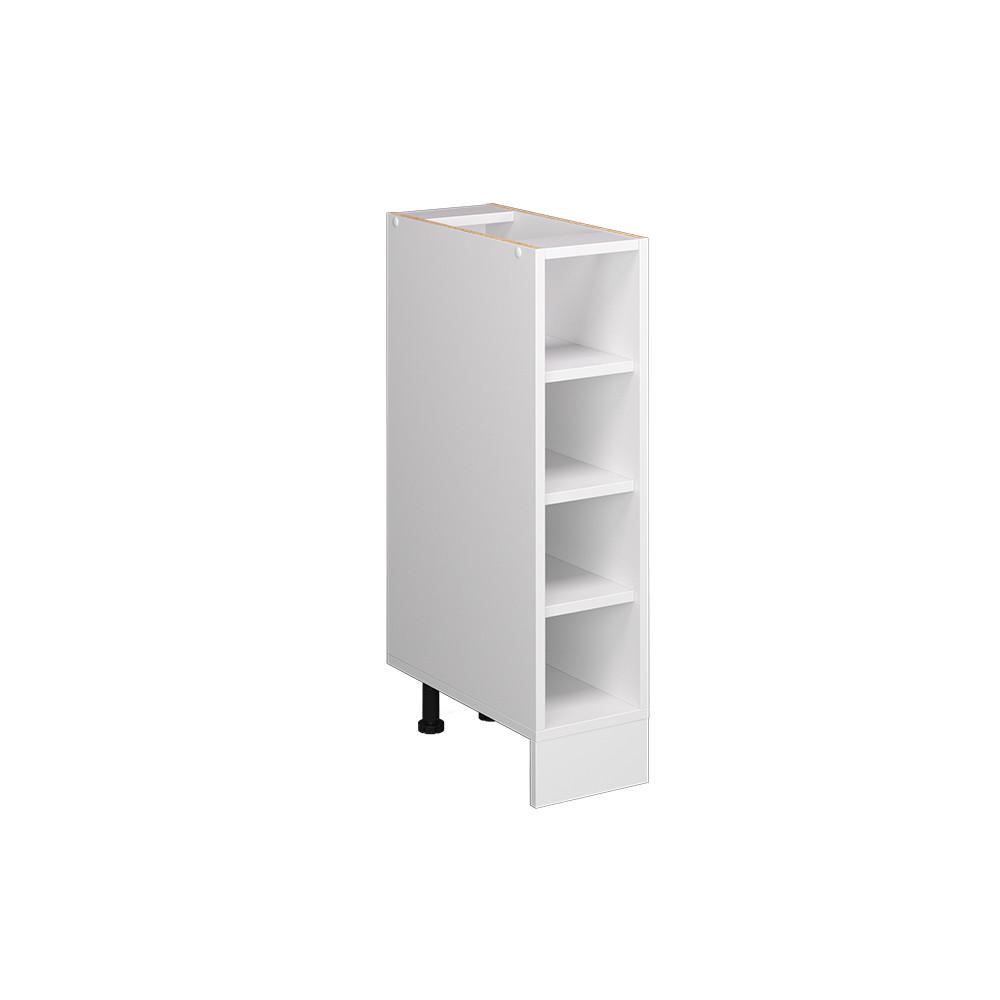 KÜCHENREGAL R-Line Weiß 20 cm ohne AP - Weiß, Holzwerkstoff (20/81.6/44cm) - Vicco