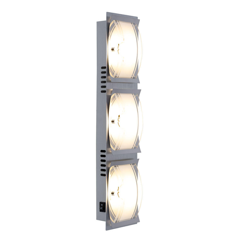 Esto Led Silber 10x6.5x45 cm
