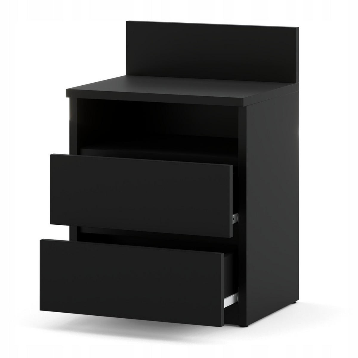 NACHTTISCH - schwarz - Schwarz, Holz (40/59/32cm) - Stiv Meble