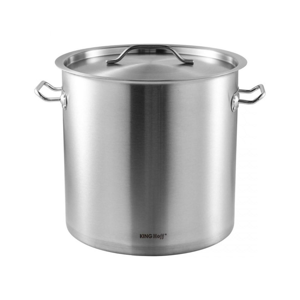 TOPF Silber 42/32/32 cm KH1963 - Silberfarben, Metall (32cm) - Kinghoff 