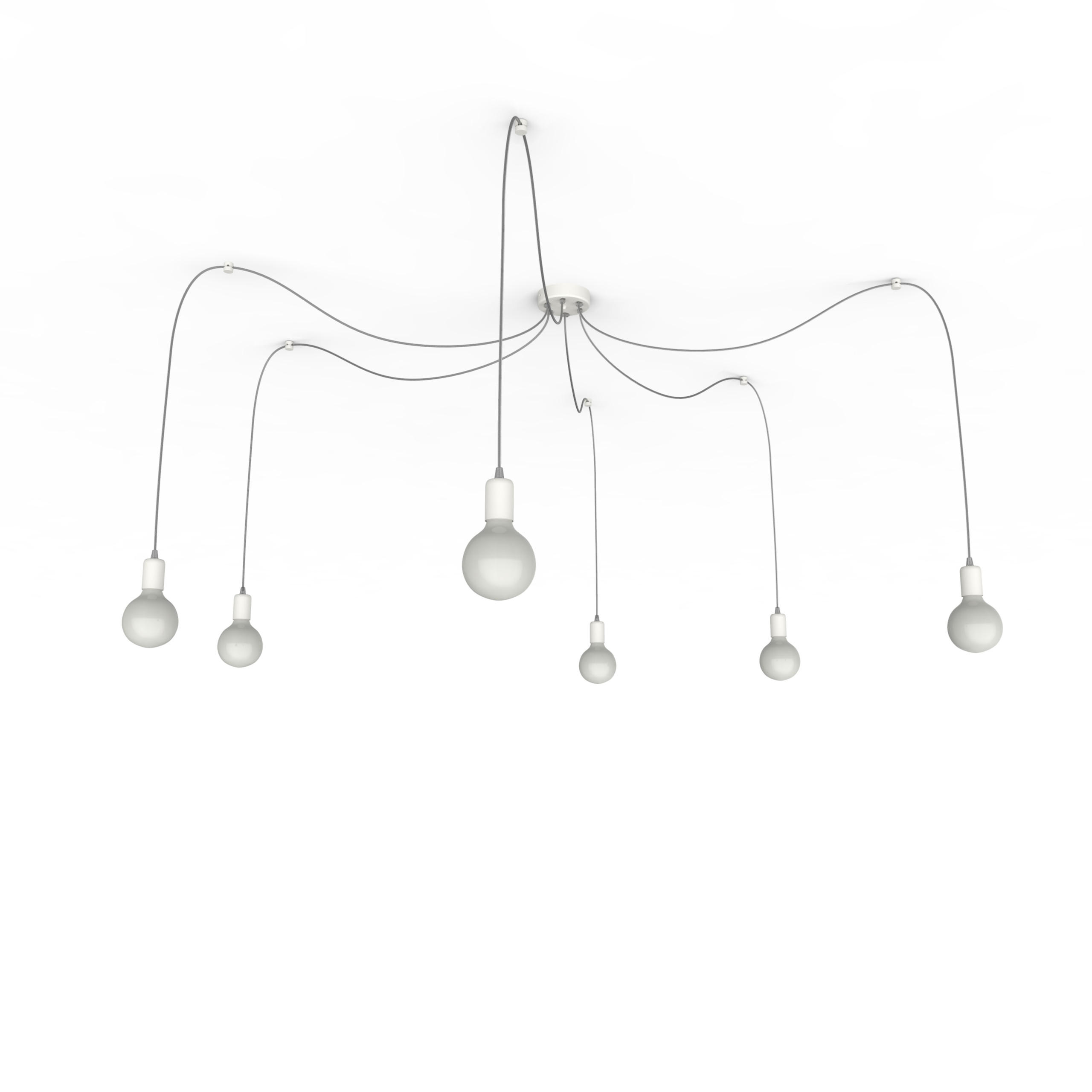 HÄNGELEUCHTE - Weiß, Metall (6/6/6cm) - Lumicom