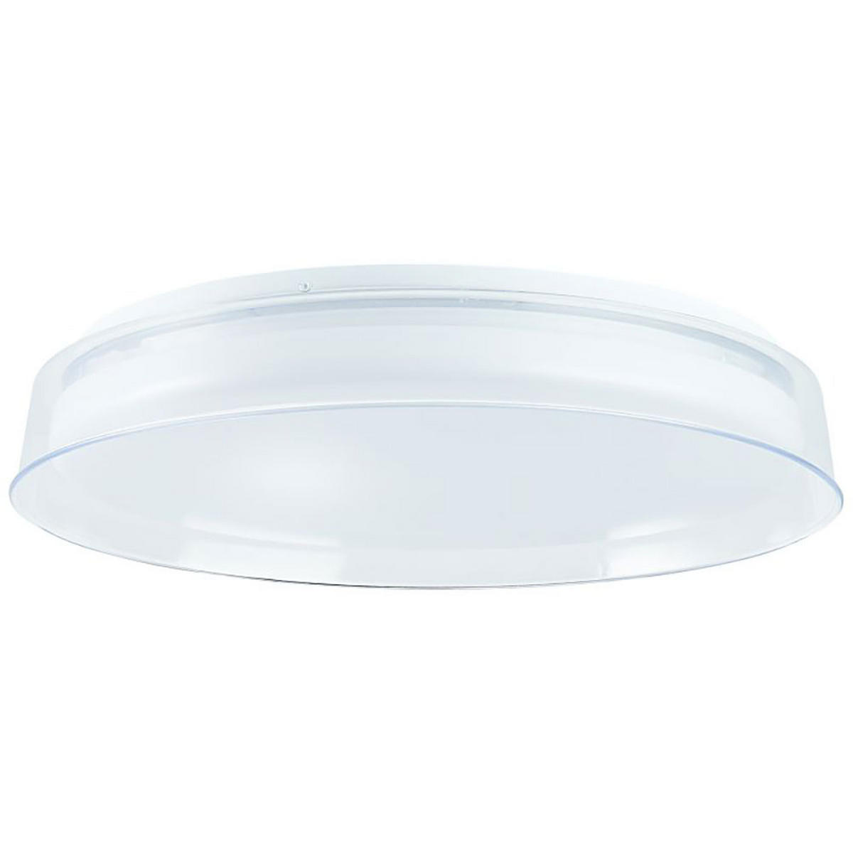 LED DECKENLEUCHTE Weiß Kunststoff - Weiß, Metall (41/41/8cm) - Brilliant