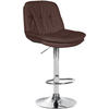 BARHOCKER Stoff braun - Schwarz/Braun, Textil (46/92/54cm) - CLP
