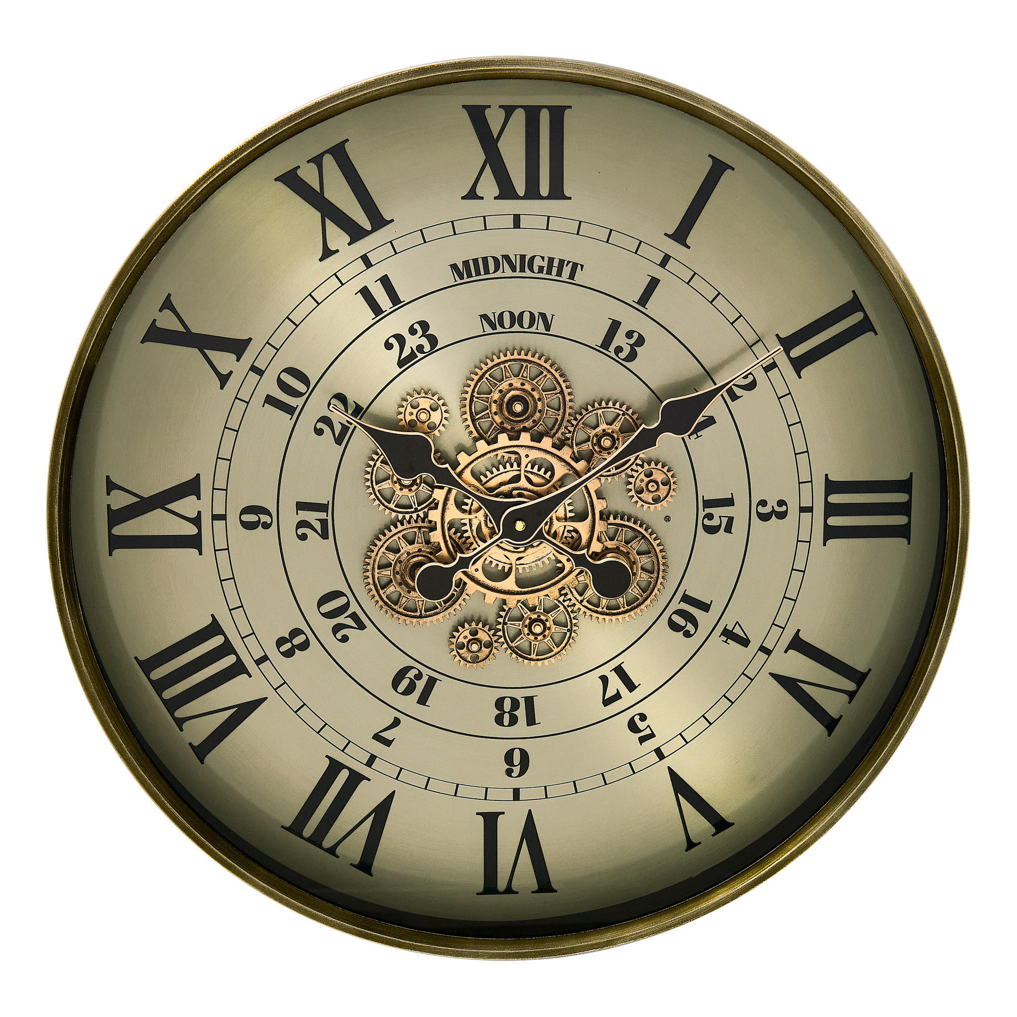 UHR Michel Metall 60/60/8 cm - Grün, Metall (60/8/60cm) - Atmosphera Createur d´interieur
