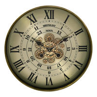 UHR Michel Metall 60/60/8 cm - Grün, Metall (60/8/60cm) - Atmosphera Createur d´interieur