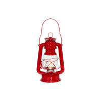 LED-STURMLAMPE 24,5 cm - Rot, Metall (16/24.5/11.5cm)