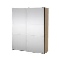 SCHIEBETÜRENSCHRANK, Como, Eiche, Holzwerkstoff, 179 x 67 x 221 cm - Eichefarben, Holzwerkstoff (179/221/67cm) - ebuy24