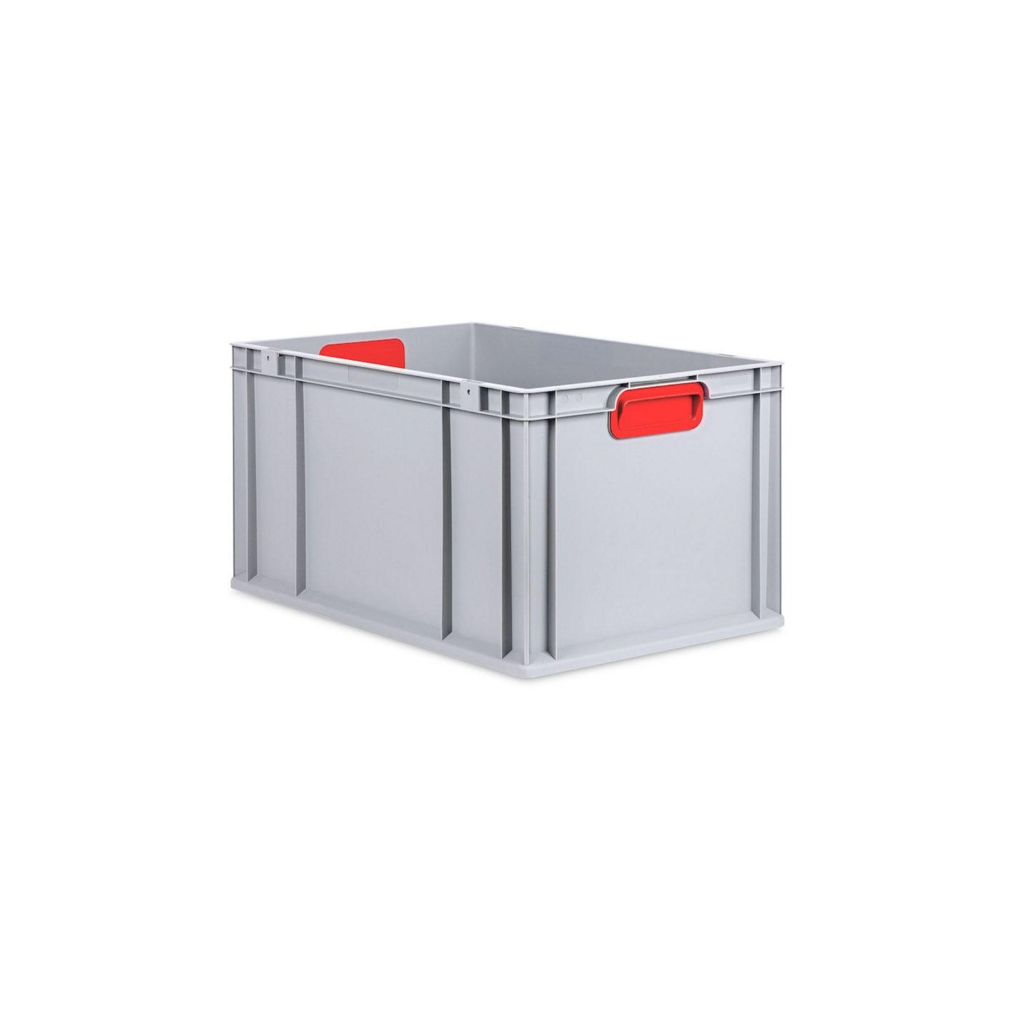 EUROBOX 5x Nextgen Color Mit Auflagedeckel 32x40x60cm Griffe Rot Geschlossen - Rot, Kunststoff (40/32/60cm) - PROREGAL