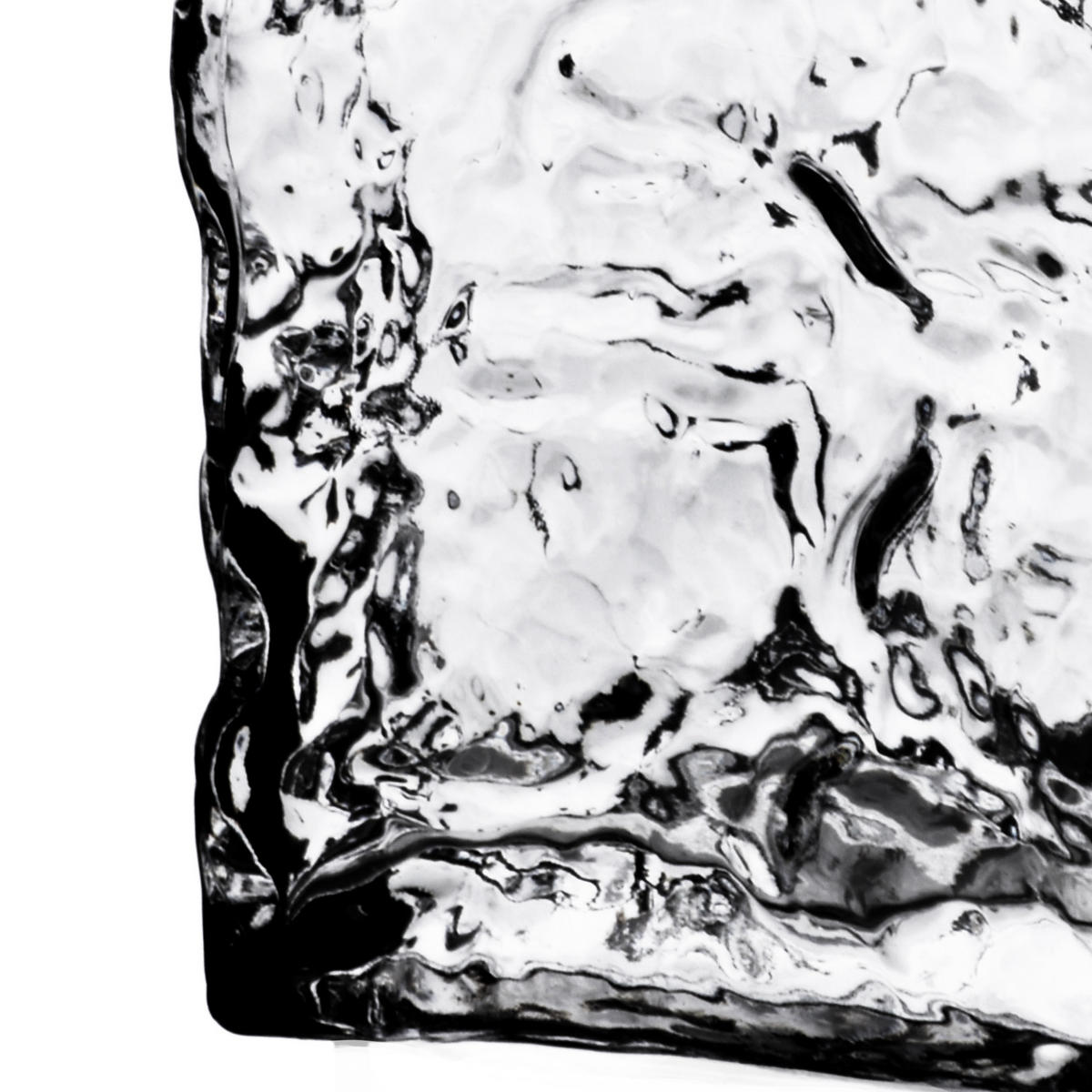 VASE Serenite Transparent 14,5x7xh24 cm Glas - Transparent, Glas (24cm) - Mondex