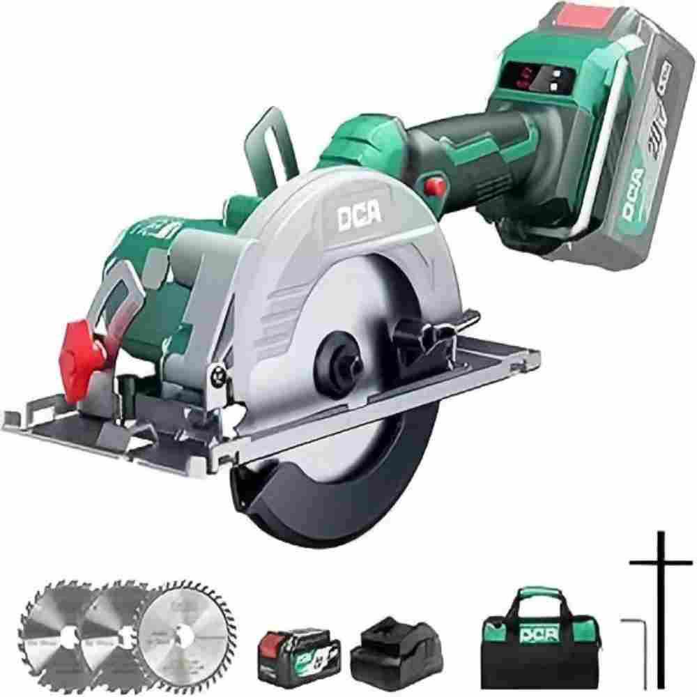 KREISSÄGE Saw-20V Mini-Akku, 2 Geschwindigkeiten 6700/4200 U/min - Grün, Metall (35/20/20cm)