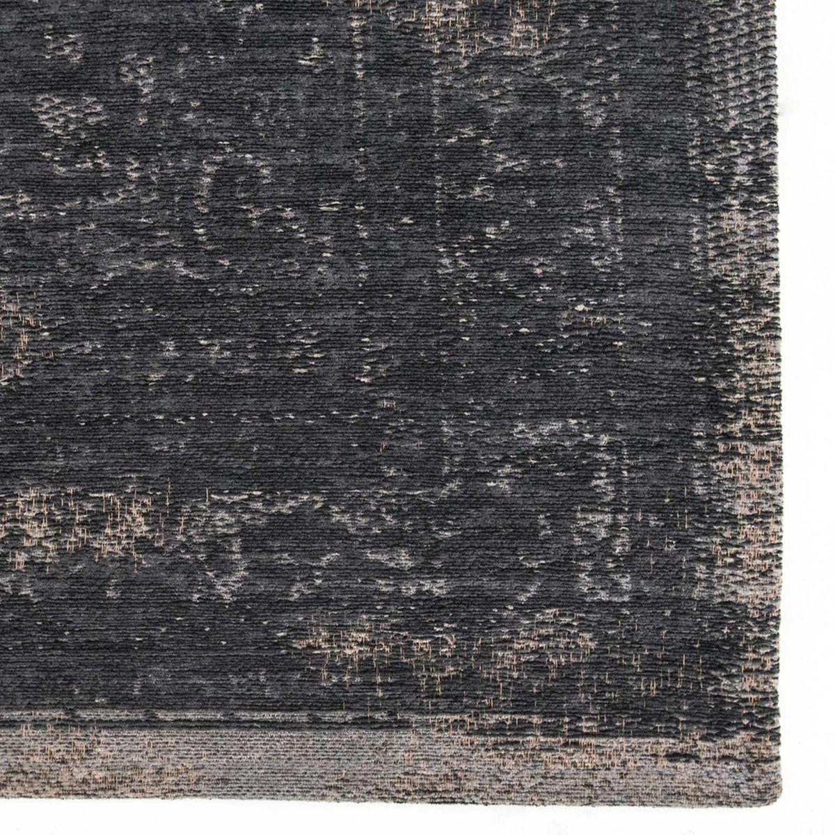 TEPPICH Mineral Black Fading World 170/240 cm - Schwarz, Textil (170/240cm) - Louis De Poortere