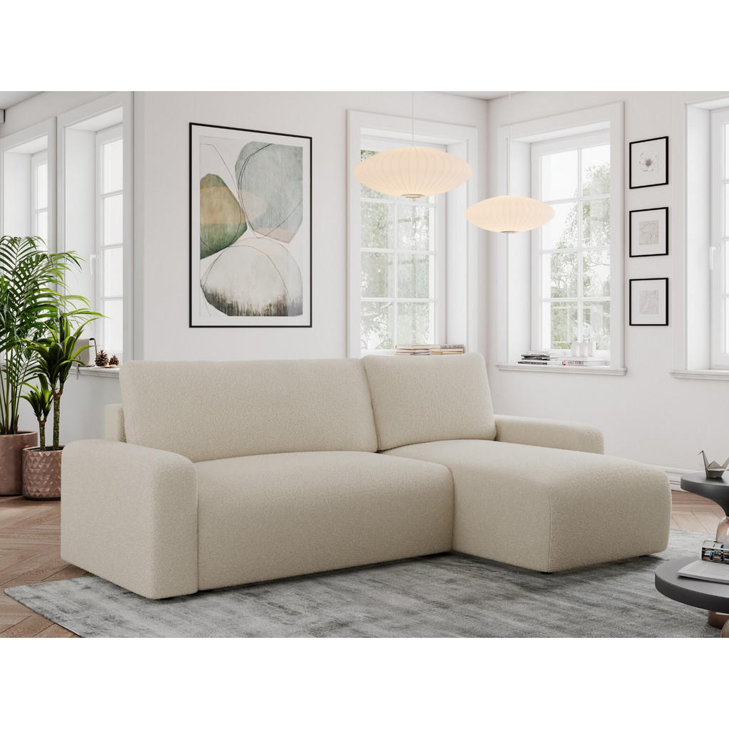 Thumbnail - MKS Ecksofa, Beige, Textil, 3-Sitzer, L-Form,L-Form, 245x150 cm, Oeko-Tex®, Wohnzimmer, Sofas & Couches, Wohnlandschafte...