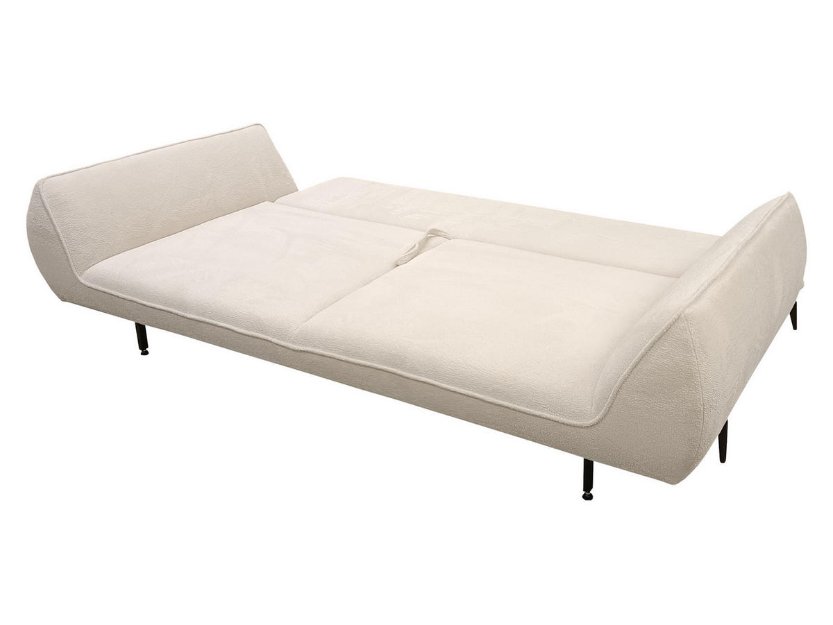 SCHLAFSOFA Cavo 3R - Beige/Schwarz, Holz/Textil (249/86/118cm) - MIRJAN24