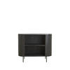 SCHRANK Dumosi Schwarz 100/40/80 cm - Schwarz, Holz (100/80/40cm) - Light & Living