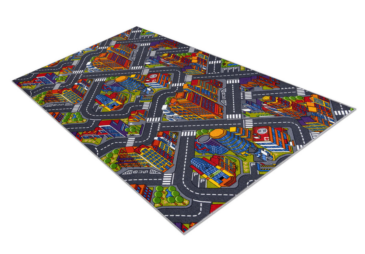 TEPPICH STRAßEN BIG 250/300 cm - Grau, Textil (250/300cm) - rugsX