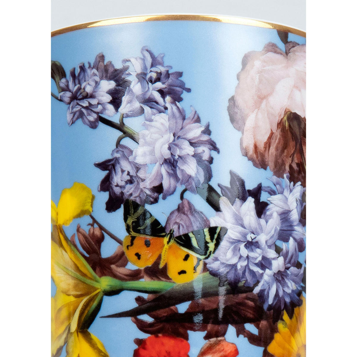 KAFFEEBECHER Wunderbar Flourish - Bouquet, mit Geschenkbox - Naturfarben, Keramik (0.6L) - Könitz