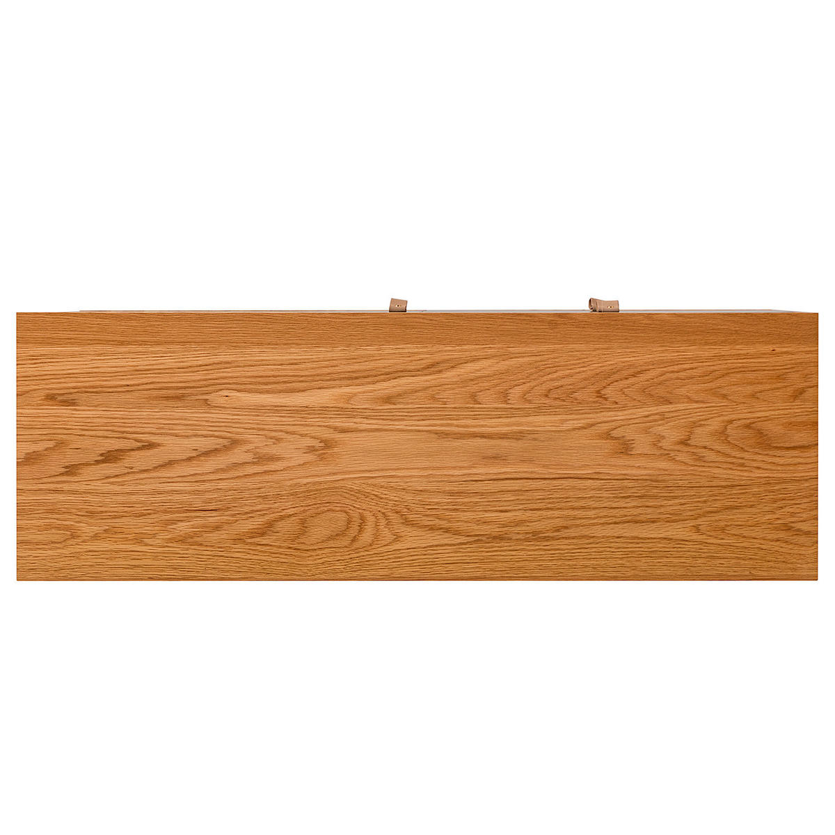 KOMMODE mit 1 Tür - Echtholzfurnier Eiche - Braun, Holzwerkstoff (120/75/40cm) - home24