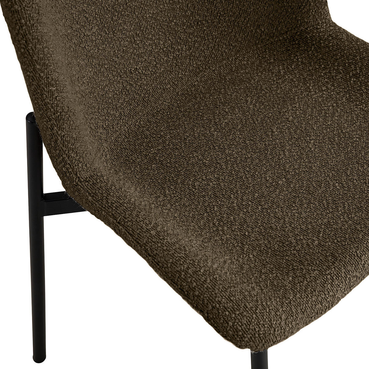 POLSTERSTUHL - 2er-Set - Taupe/Schwarz, Textil (52/79/49cm) - home24