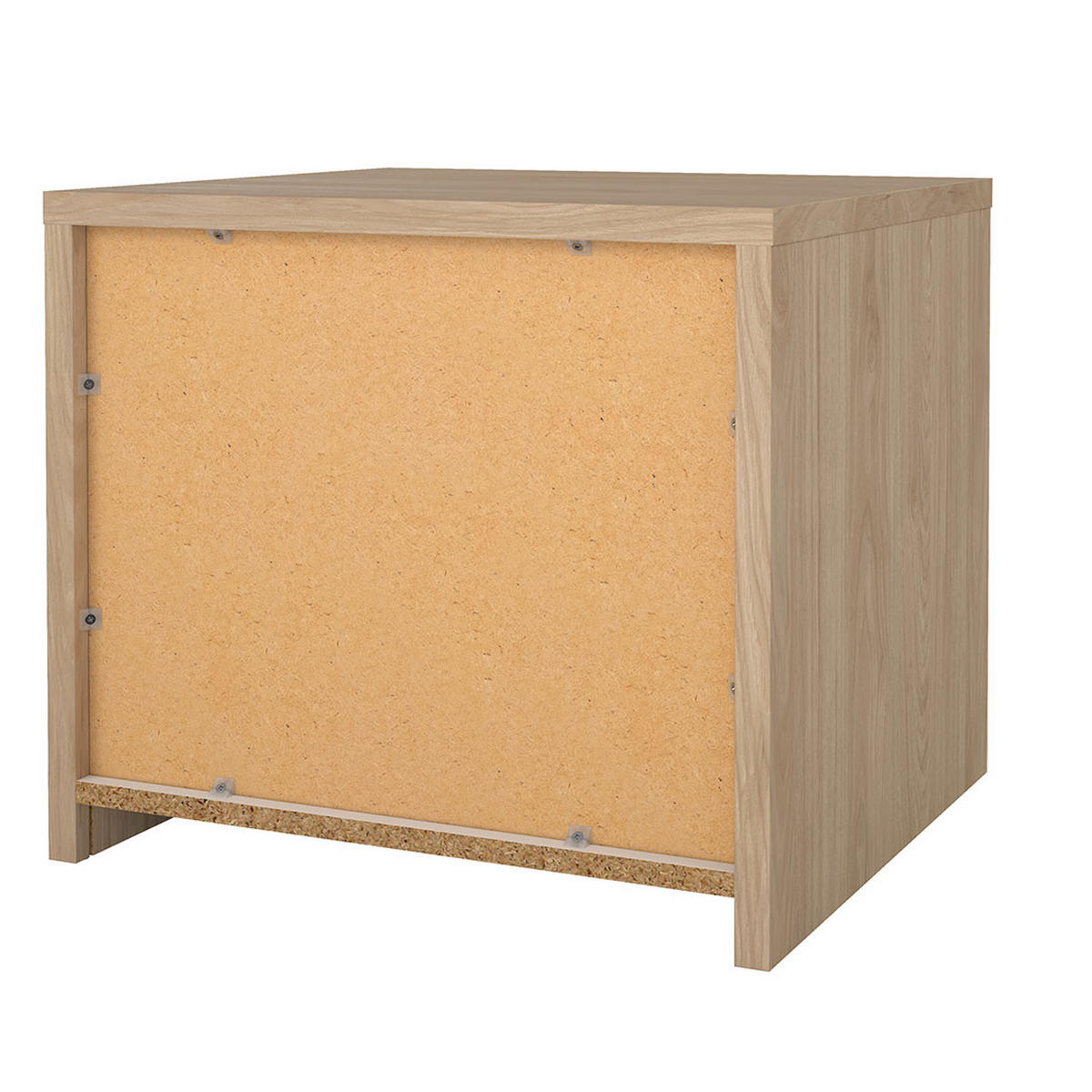 NACHTTISCH, Next, Weiß, Holzwerkstoff, 52 x 48 x 46 cm - Weiß, Holzwerkstoff (52/46/48cm) - ebuy24