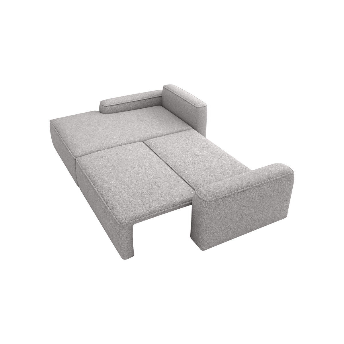 ECKSOFA OTATTI mit Schlaffunktion, Hellgrau - Hellgrau, Textil (245/160cm) - Fedve