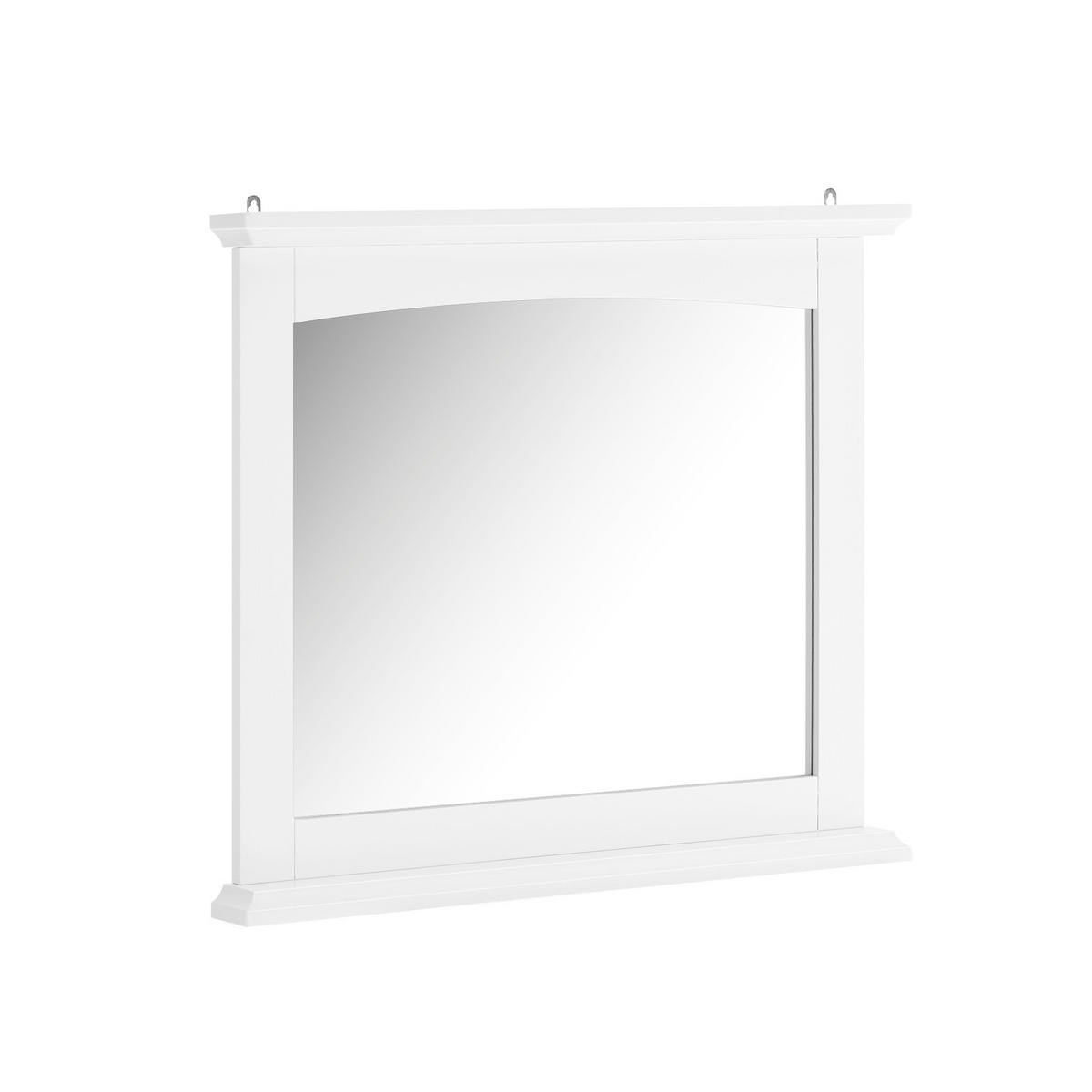 BADSPIEGEL Weiß 60x6x53,5cm - Weiß, Holzwerkstoff (60/53.5/6cm) - SoBuy