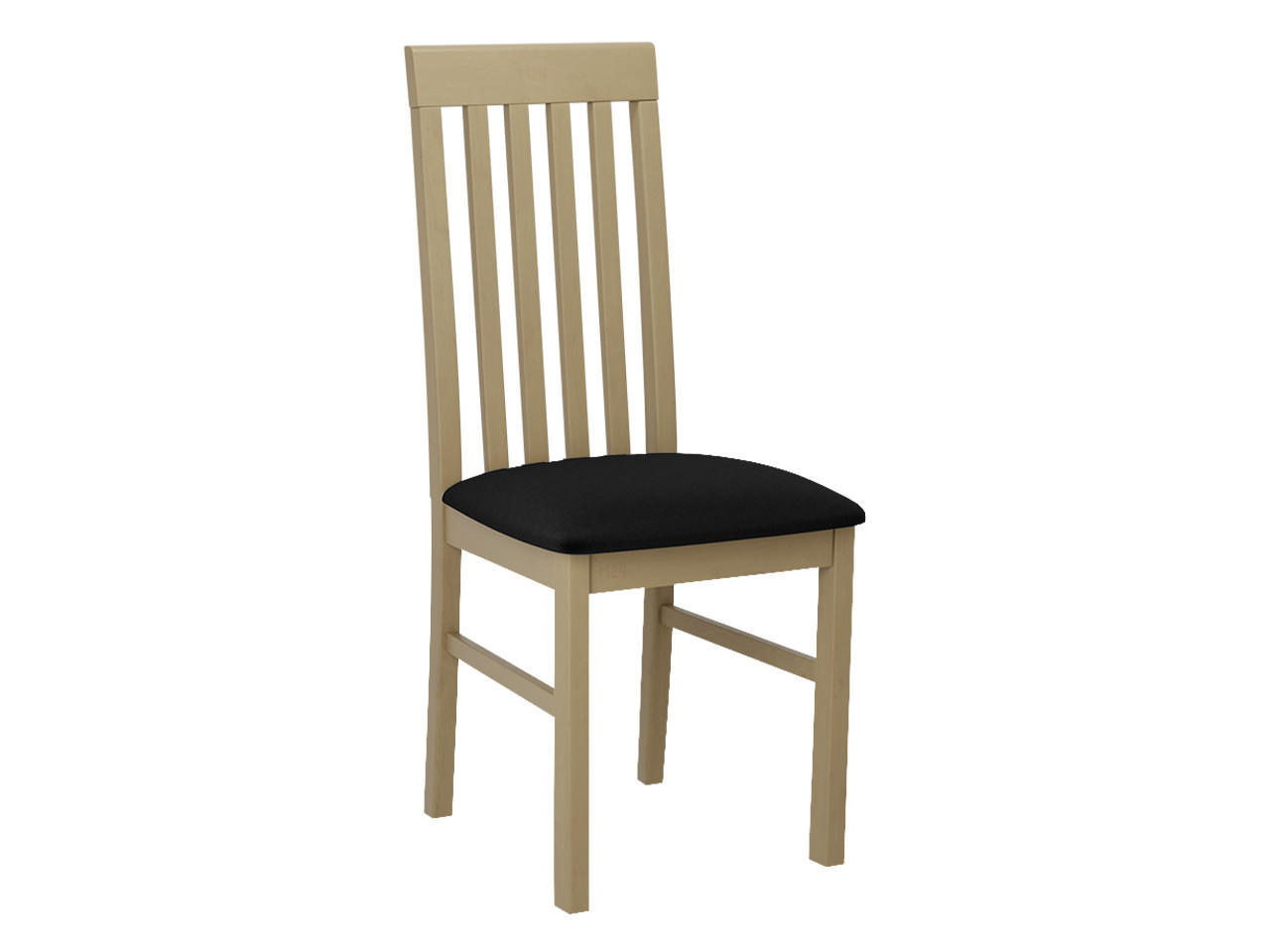 STUHL Nilo I, Holzfarbe: Sonoma - Schwarz/Sonoma Eiche, Holz (43/96/48cm) - MIRJAN24