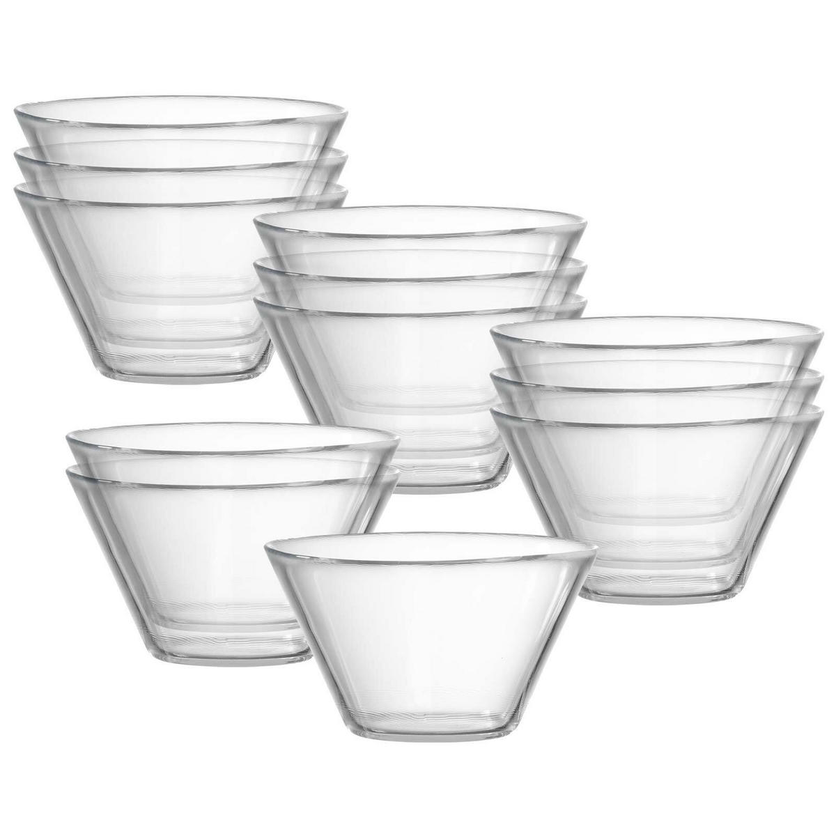 SALATSCHALEN Inga transparent ø 13 cm 12er Set - Transparent, Glas (13cm) - Ritzenhoff Breker