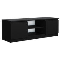 TVSCHRANK 120 cm Schwarz 120x39x38,5 cm - Schwarz, Holzwerkstoff (120/39/38.5cm) - Mobelsta