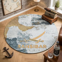 FLACHWEBTEPPICH Keitum 160x160 cm - Goldfarben, Textil (160/160cm) - Sansibar SYLT