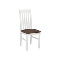 STUHL Nilo I, Holzfarbe: Weiß - Weiß/Braun, Holz (43/96/48cm) - MIRJAN24