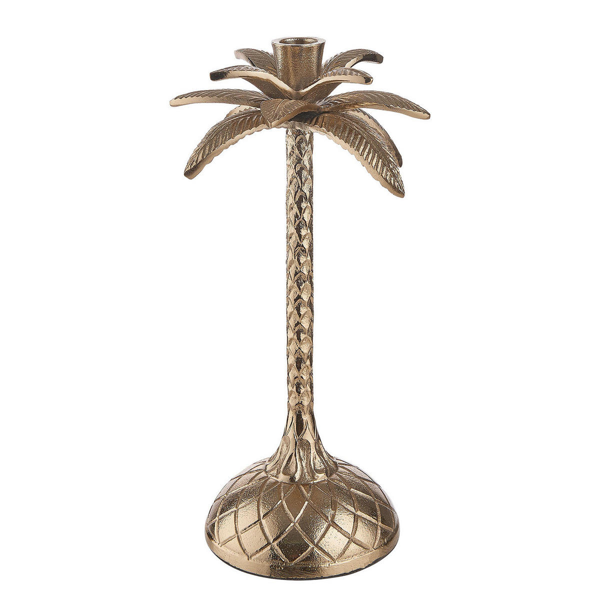 KERZENHALTER Golden Nature - Goldfarben, Metall (17/32/17cm) - BUTLERS