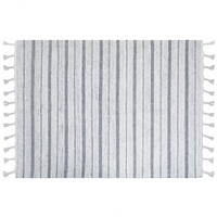 OUTDOOR-TEPPICH Bademli 200/140 cm - Weiß, Kunststoff (140/200cm) - Beliani