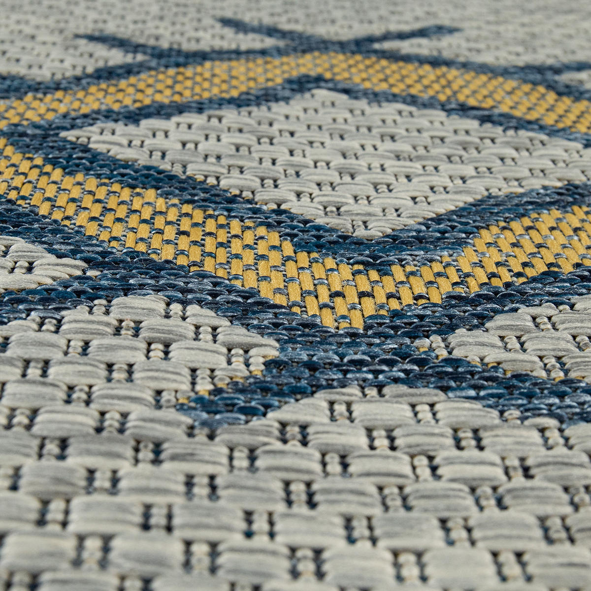 OUTDOORTEPPICH 160/220 cm Kuba 124 - Gelb, Textil (160/220cm) - Paco Home