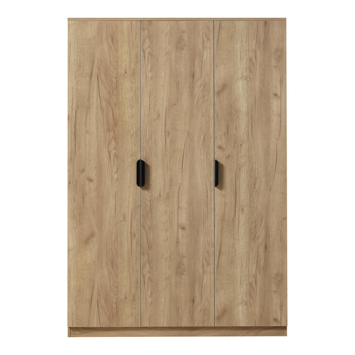 KLEIDERSCHRANK Eiselfing - Eichefarben, Holzwerkstoff (120/176/52cm) - [en.casa]