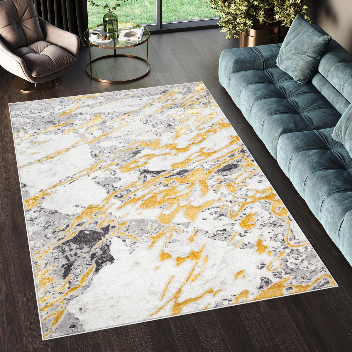 TEPPICH SHINE Creme 200/300 cm - Creme, Textil (200/300cm) - Tapiso