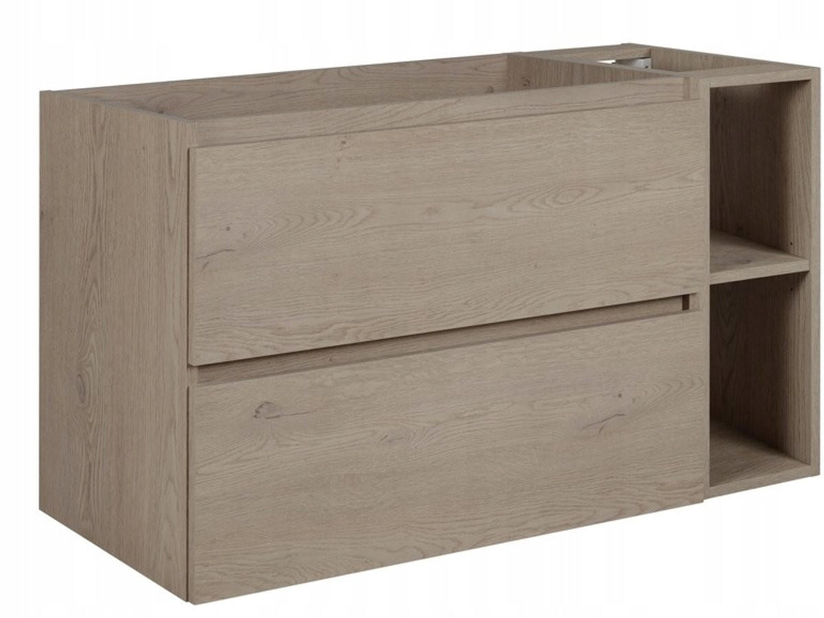 WASCHBECKUNTERSCHRANK SIMPLE 80cm Eiche Dunkel - Wildeiche, Holz (80/62/46cm) - Rodan