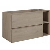 WASCHBECKUNTERSCHRANK SIMPLE 80cm Eiche Dunkel - Wildeiche, Holz (80/62/46cm) - Rodan