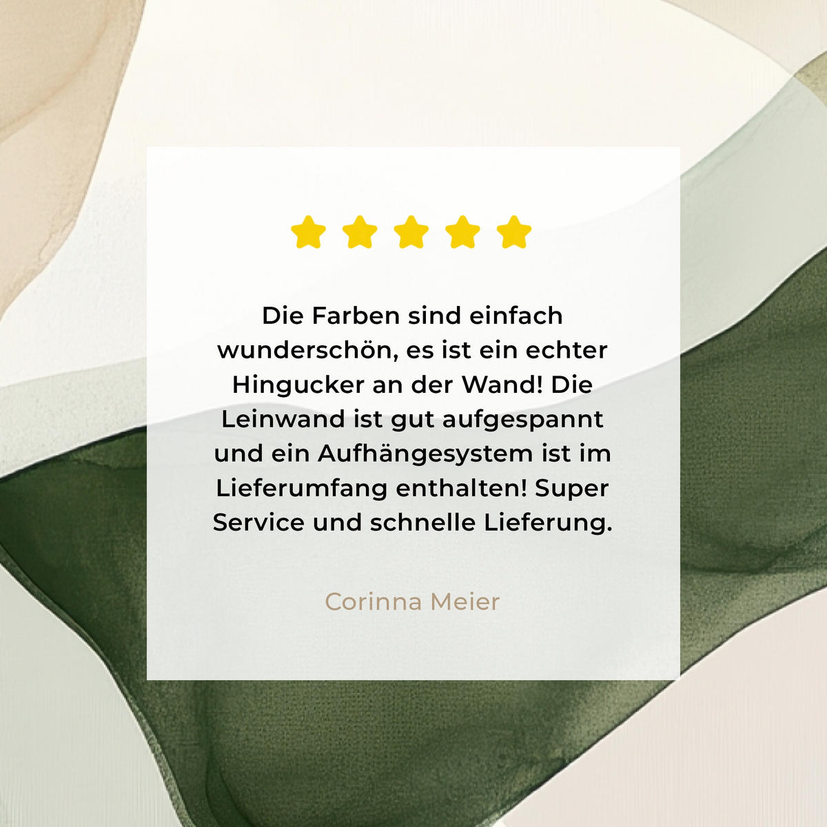 LEINWANDBILD Japandi - Abstrakt - Grün 20x30 cm - Salbeigrün, Textil (20/30cm) - MuchoWow